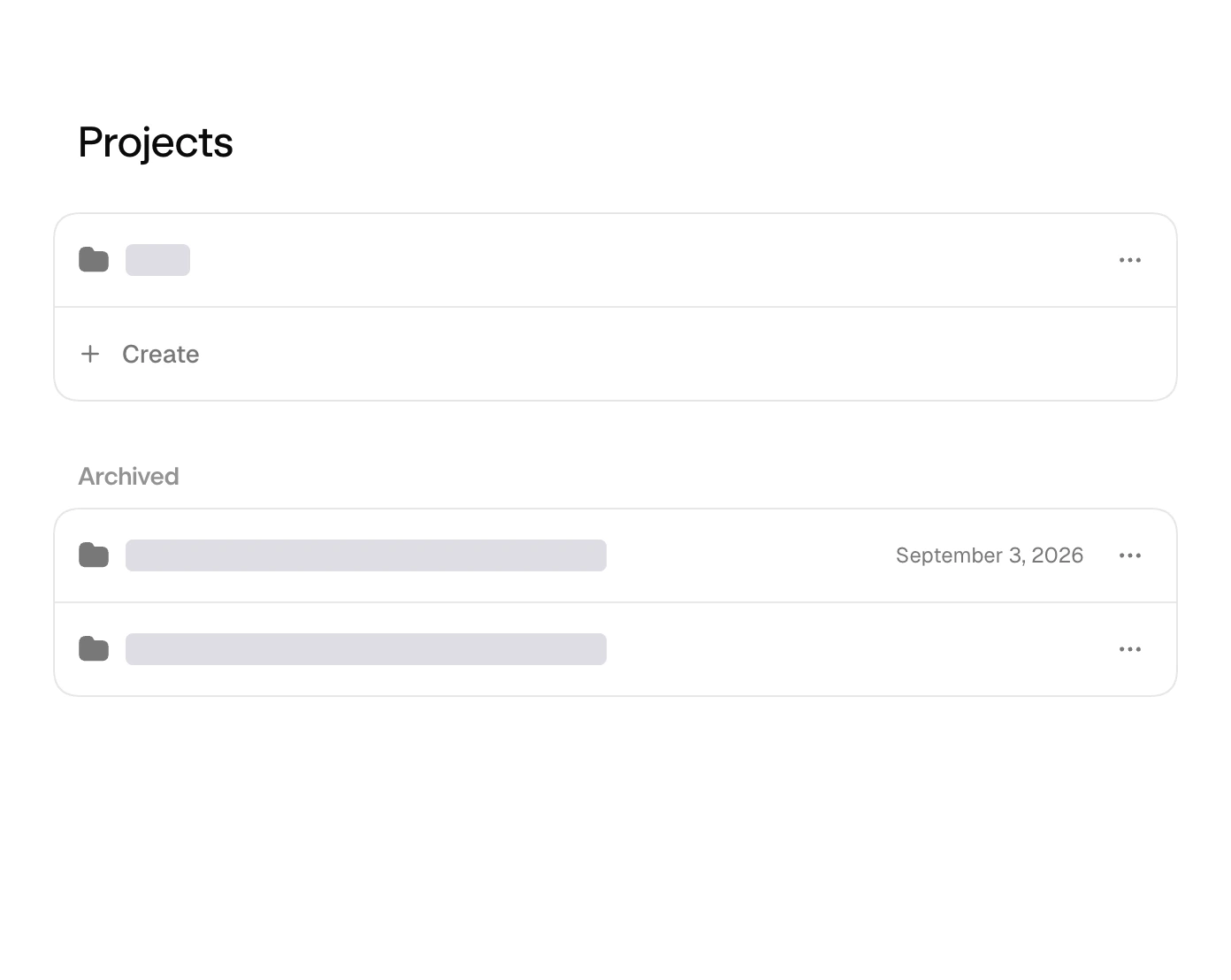 캡처: Settings › Projects
